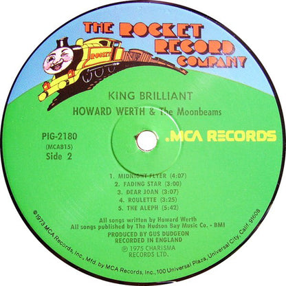 Howard Werth & The Moonbeams : King Brilliant (LP, Album, Pin)