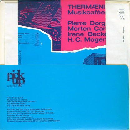 Thermænius : Thermænius Live Musikcaféen, May 28. 1979 (2xLP)