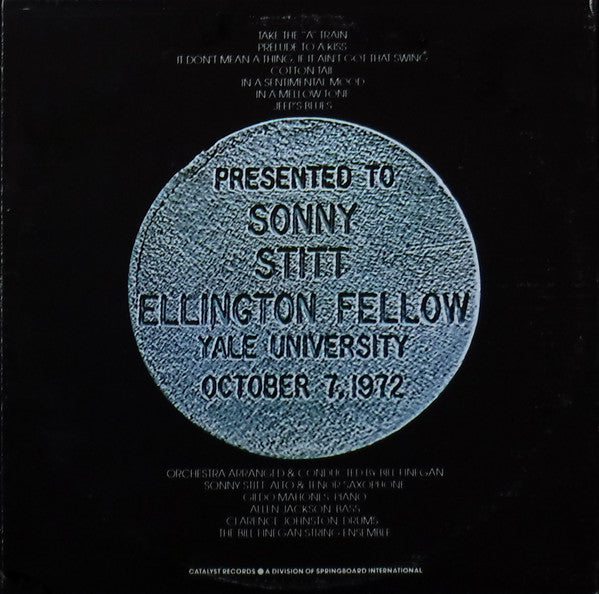 Sonny Stitt : A Tribute To Duke Ellington (With Strings) (LP, Album)