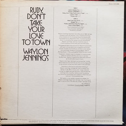 Waylon Jennings : Ruby, Don't Take Your Love To Town (LP, Album, Comp, Tur)
