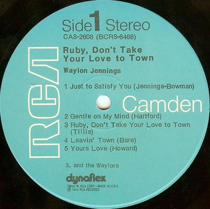 Waylon Jennings : Ruby, Don't Take Your Love To Town (LP, Album, Comp, Tur)