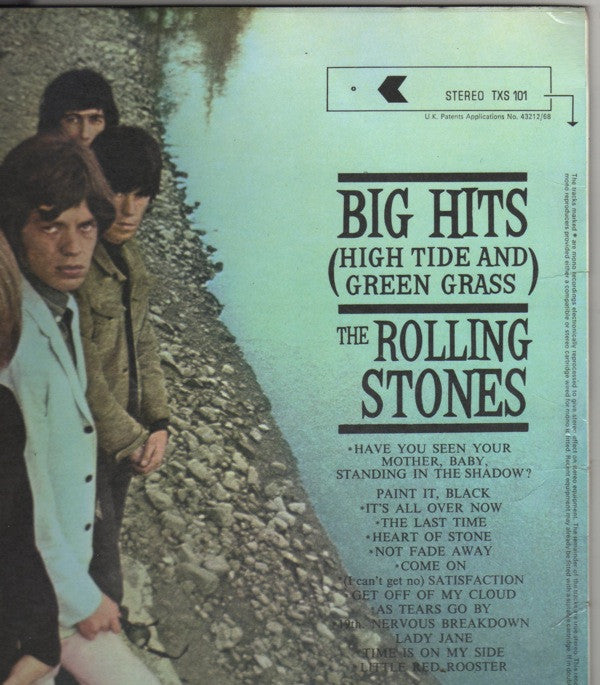 The Rolling Stones : Big Hits [High Tide And Green Grass] (LP, Comp, Mono, RP)