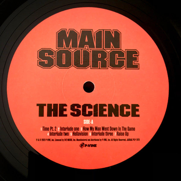 Main Source : The Science (LP, Album, Ltd, RM)
