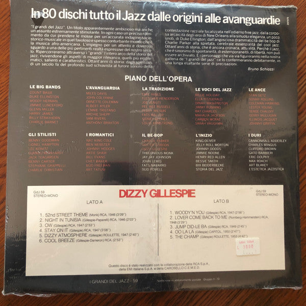 Dizzy Gillespie : Dizzy Gillepsie (LP, Comp, Mono)