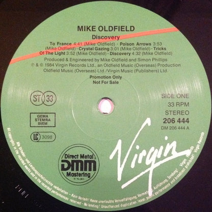 Mike Oldfield : Discovery (LP, Album, Promo)