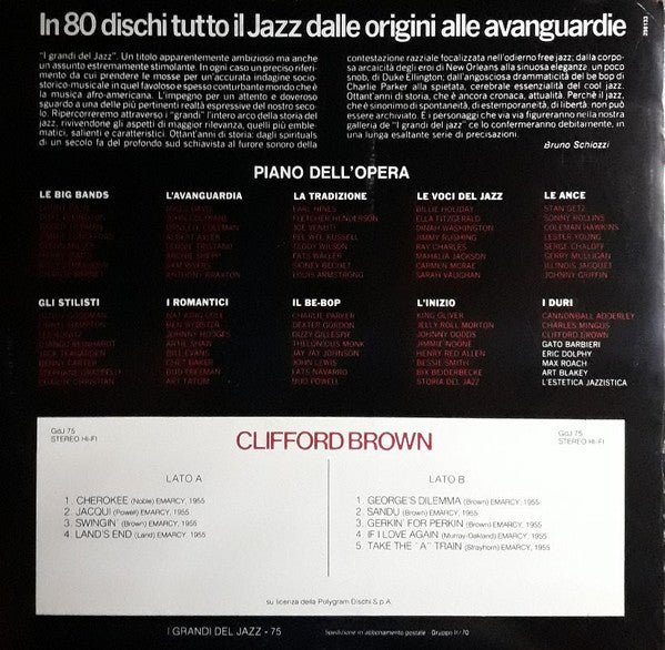 Clifford Brown : Clifford Brown (LP, Album, RE)