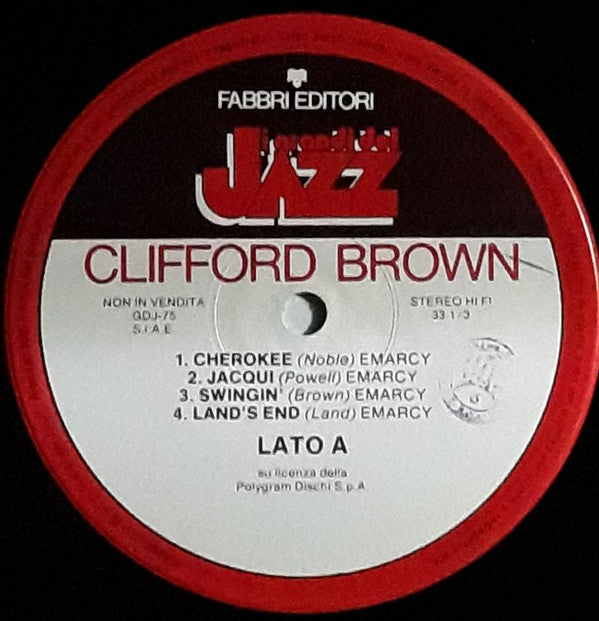 Clifford Brown : Clifford Brown (LP, Album, RE)