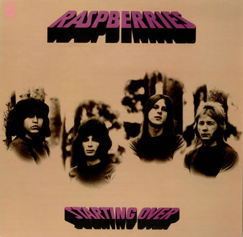 Raspberries : Starting Over (LP, Album, Win)