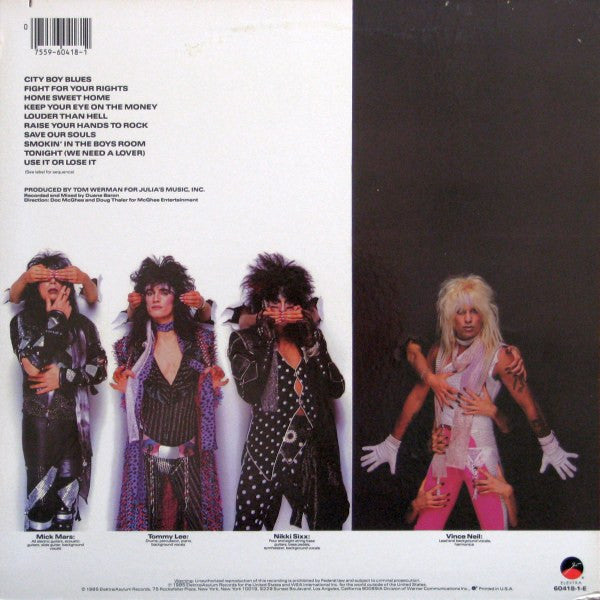 Mötley Crüe : Theatre Of Pain (LP, Album)