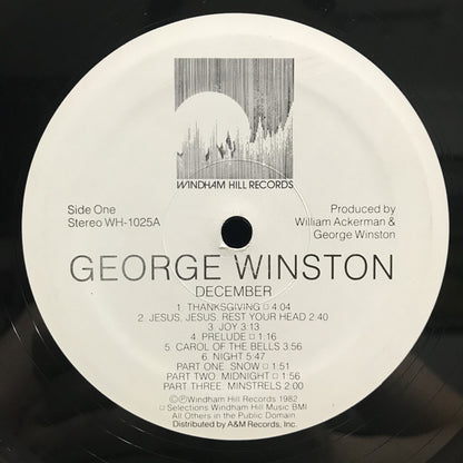 George Winston : December (LP, Album, RE)