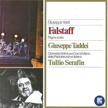 Giuseppe Verdi - Giuseppe Taddei, Orchestra Sinfonica Di Milano Della RAI e Coro Di Milano Della RAI, Tullio Serafin : Falstaff (Pagine Scelte) (LP, Album)