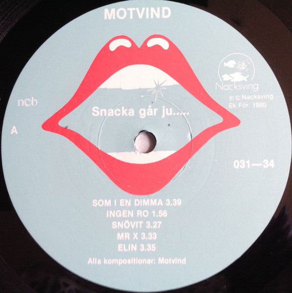 Motvind : Snacka Går Ju... (LP, Album)