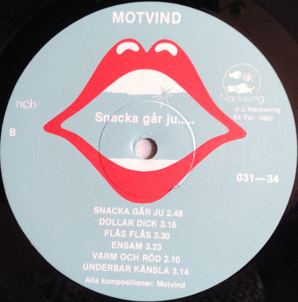 Motvind : Snacka Går Ju... (LP, Album)