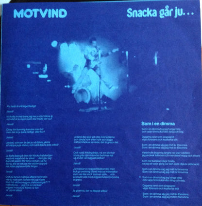 Motvind : Snacka Går Ju... (LP, Album)