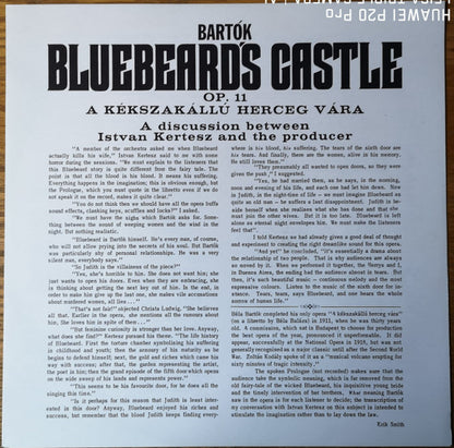 Béla Bartók, Christa Ludwig, Walter Berry, London Symphony Orchestra, István Kertész : Bluebeard's Castle (LP, Boo)