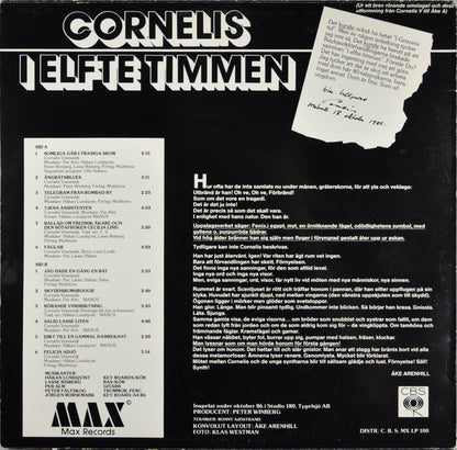 Cornelis Vreeswijk : I Elfte Timmen (LP, Album)
