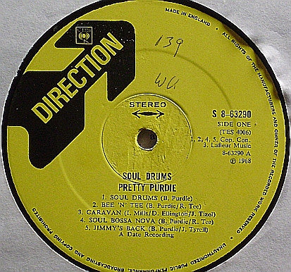 Bernard Purdie : Soul Drums (LP, Album)