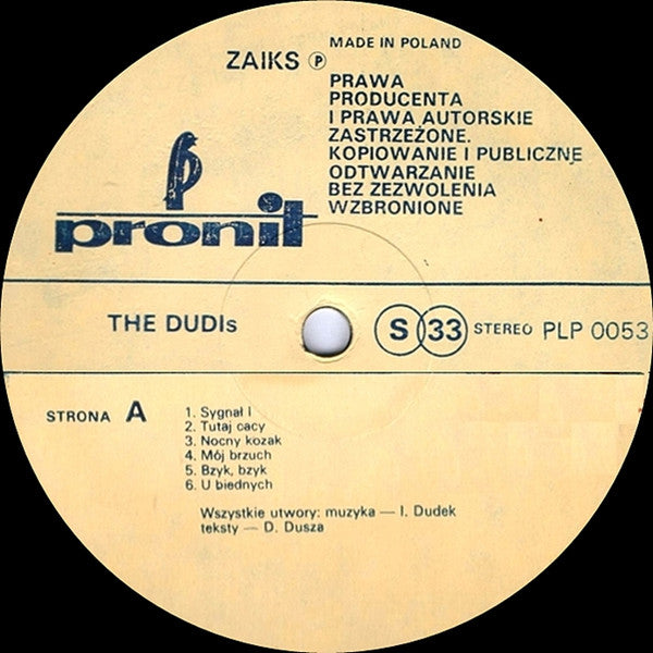 The Dudis : The DUDIs (LP, Album)