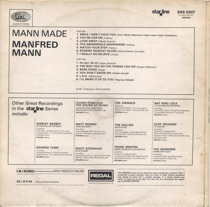 Manfred Mann : Mann Made (LP, Album, RE)