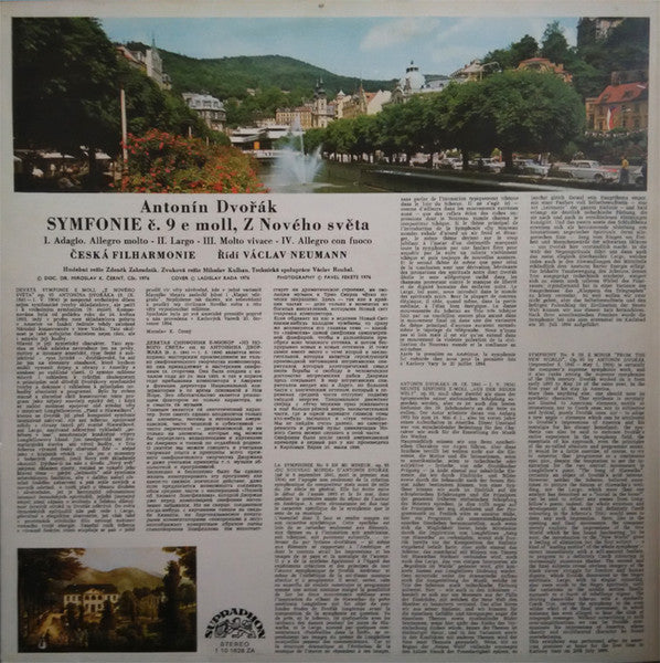 Antonín Dvořák, The Czech Philharmonic Orchestra, Václav Neumann : Symfonie Č.9 E Moll (Z Nového Světa  = Из Нового Света = Aus Der Neuen Welt = From The New World) (LP, Album, RE, RP)