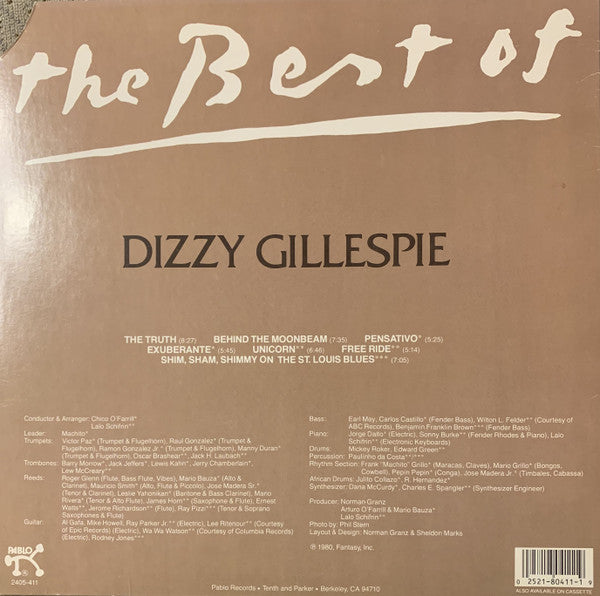 Dizzy Gillespie : The Best Of Dizzy Gillespie (LP, Comp)