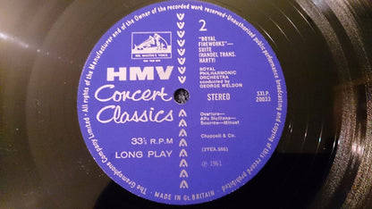 Georg Friedrich Händel - George Weldon / Royal Philharmonic Orchestra : Water Music Suite / Royal Fireworks Suite (LP, RE)