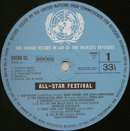 Various : All-Star Festival (LP, Comp, Mono)