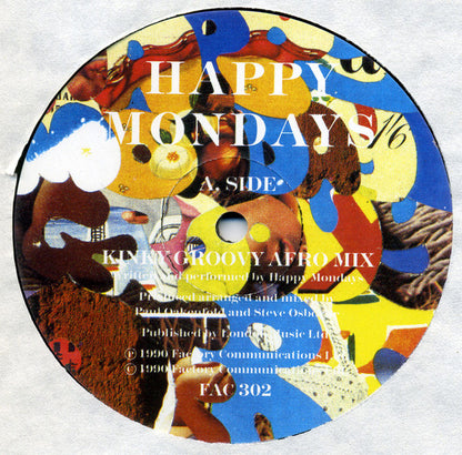 Happy Mondays : Kinky Groovy Afro (12")