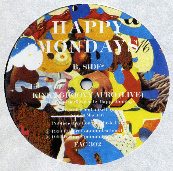 Happy Mondays : Kinky Groovy Afro (12")