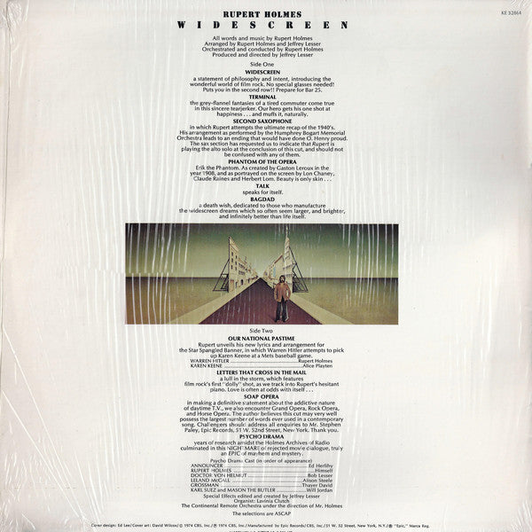 Rupert Holmes : Widescreen (LP, Album, Pit)