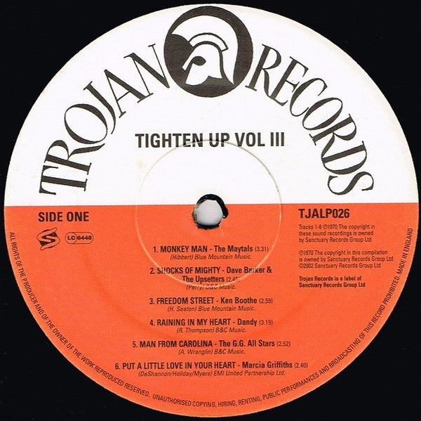 Various : Tighten Up Volume 3 (LP, Comp, RE)