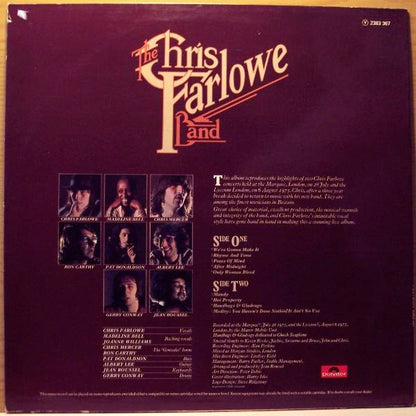 The Chris Farlowe Band : Live! (LP)