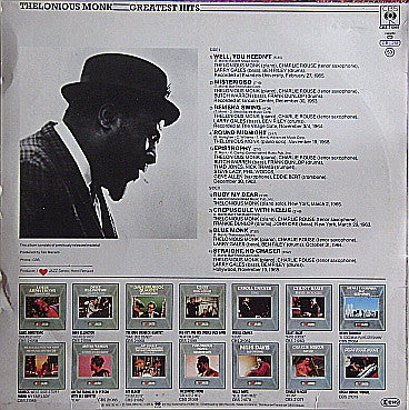 Thelonious Monk : Greatest Hits (LP, Comp, RE)