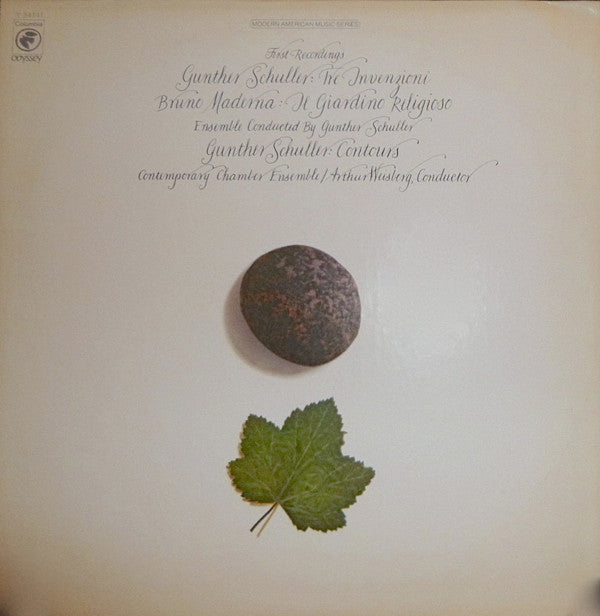 Gunther Schuller / Bruno Maderna : Tre Invenzioni / Il Giardino Religioso / Contours (LP, Album)