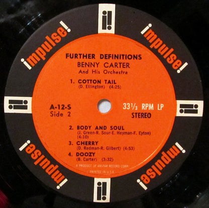 Benny Carter And His Orchestra : Further Definitions (LP, Album)