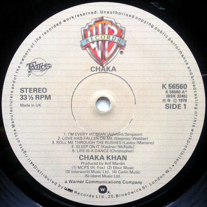 Chaka Khan : Chaka (LP, Album)