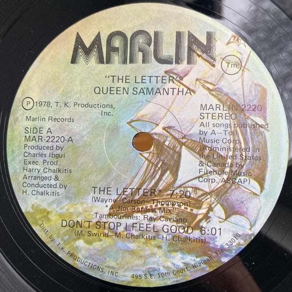 Queen Samantha : The Letter (LP, Album)