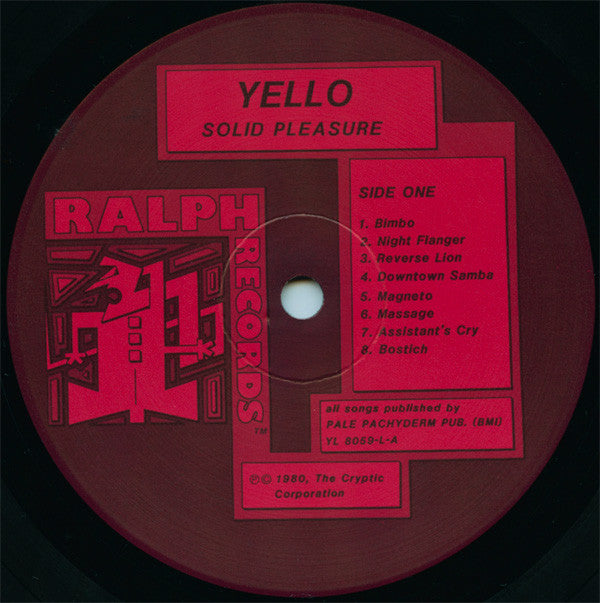 Yello : Solid Pleasure (LP, Album)