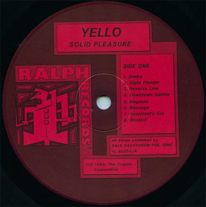 Yello : Solid Pleasure (LP, Album)