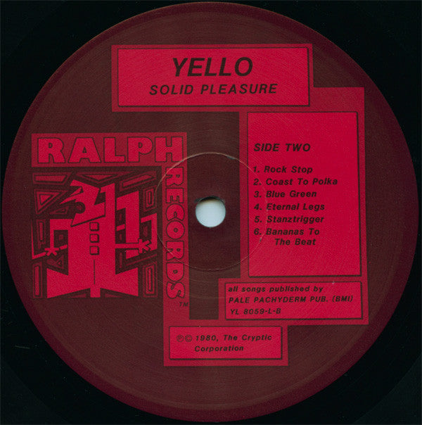 Yello : Solid Pleasure (LP, Album)