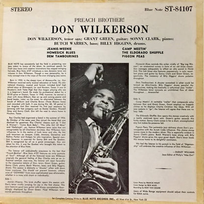 Don Wilkerson : Preach Brother! (LP, Album)