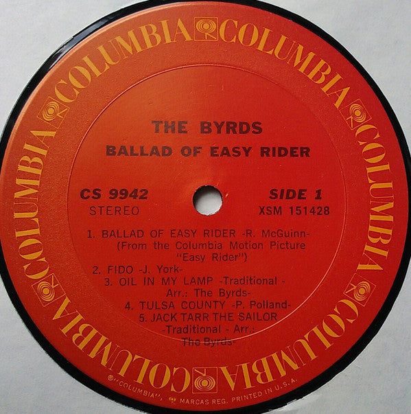 The Byrds : Ballad Of Easy Rider (LP, Album, RE)