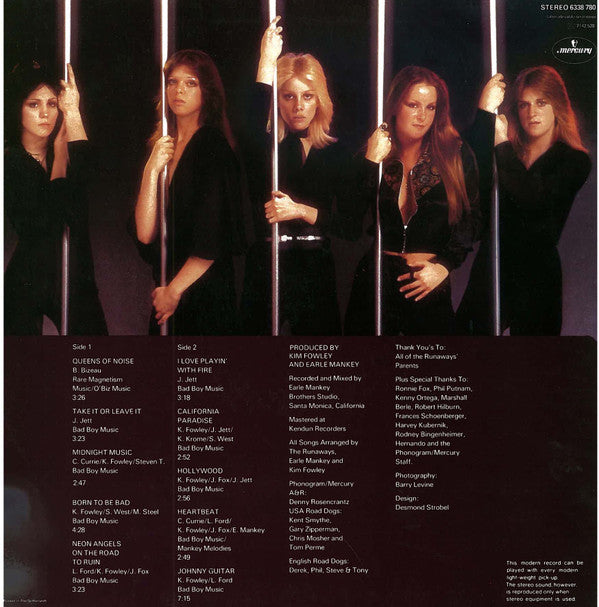 The Runaways : Queens Of Noise (LP, Album)