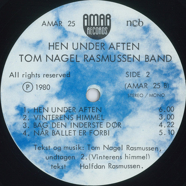 Tom Nagel Rasmussen : Hen Under Aften (LP)