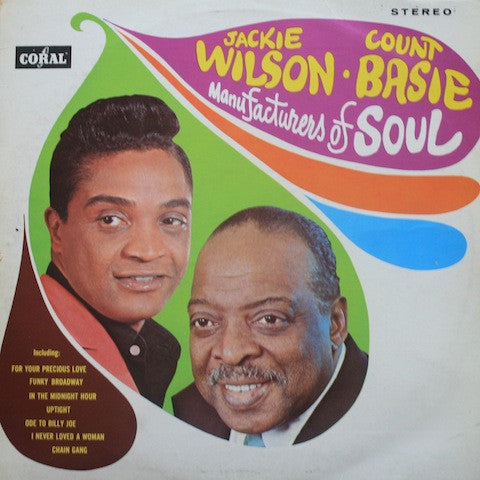 Jackie Wilson & Count Basie : Manufacturers Of Soul (LP)