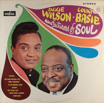 Jackie Wilson & Count Basie : Manufacturers Of Soul (LP)