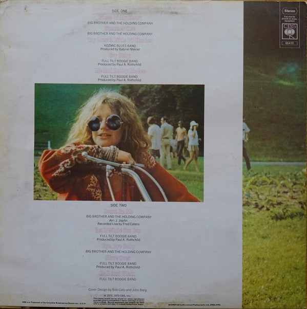 Janis Joplin : Janis Joplin's Greatest Hits (LP, Comp, Ora)