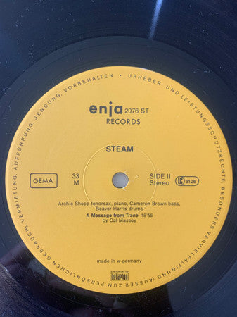 Archie Shepp : Steam (LP, Album)