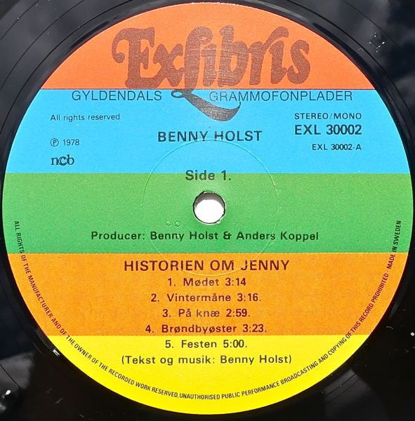 Benny Holst : Historien Om Jenny (LP)