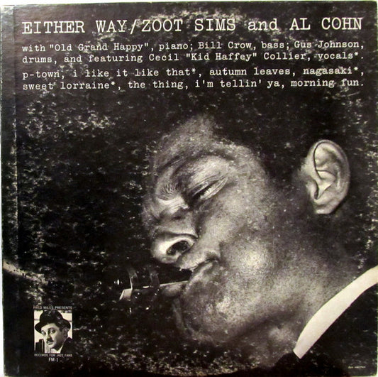 Zoot Sims And Al Cohn With Cecil Collier : Either Way (LP, Album)